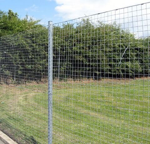 GI weldmesh fencing around agricultural land
