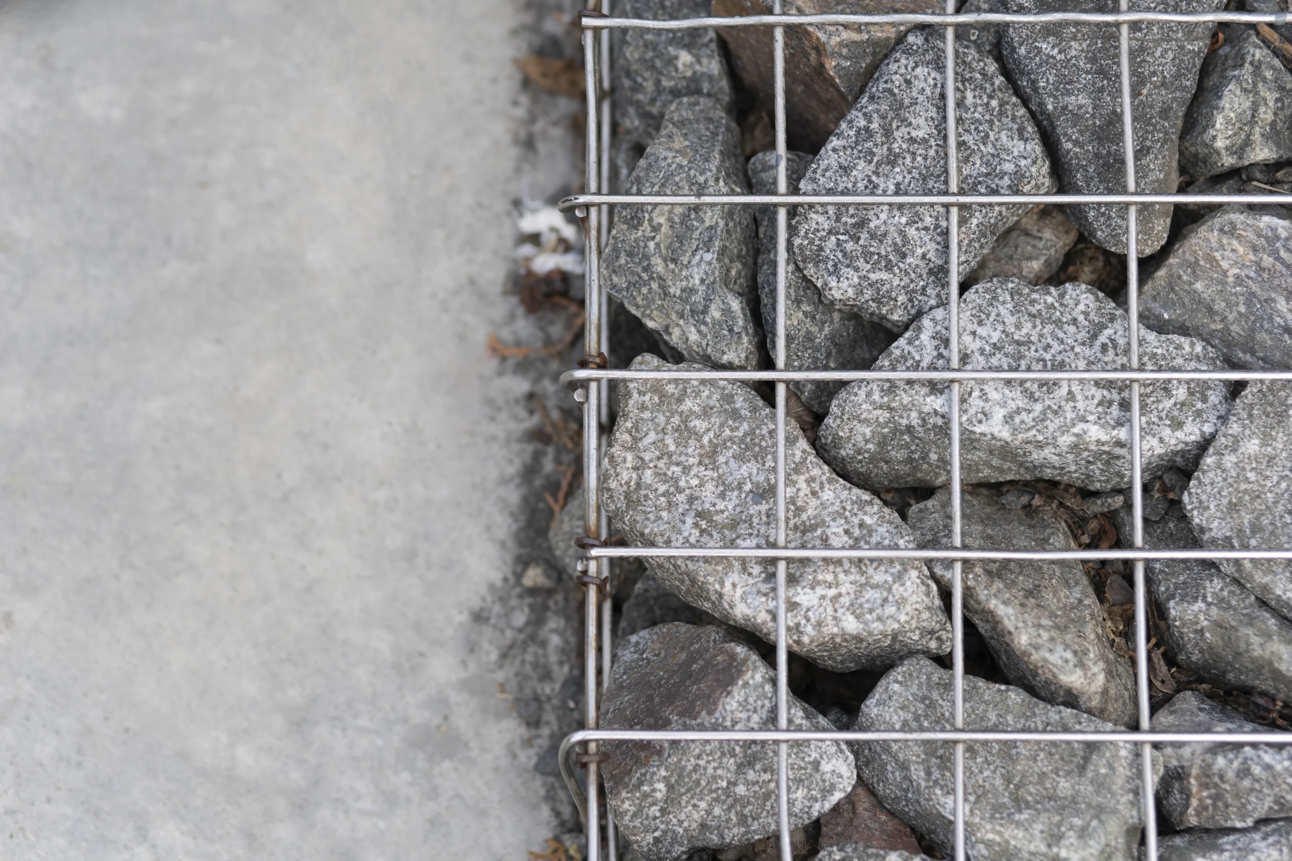 Weldmesh in use on a highway infrastructure project