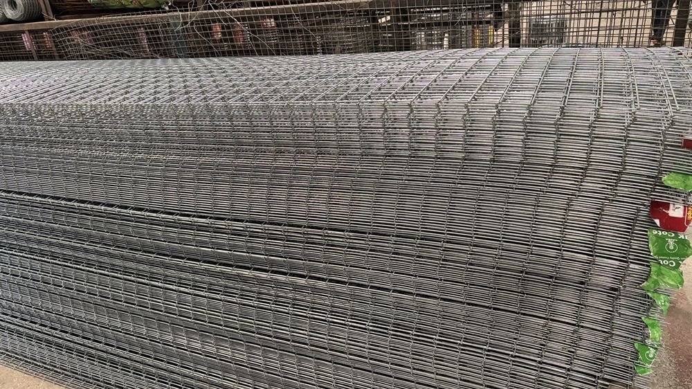 Weldmesh bundles banded, tagged and staged in the dispatch bay